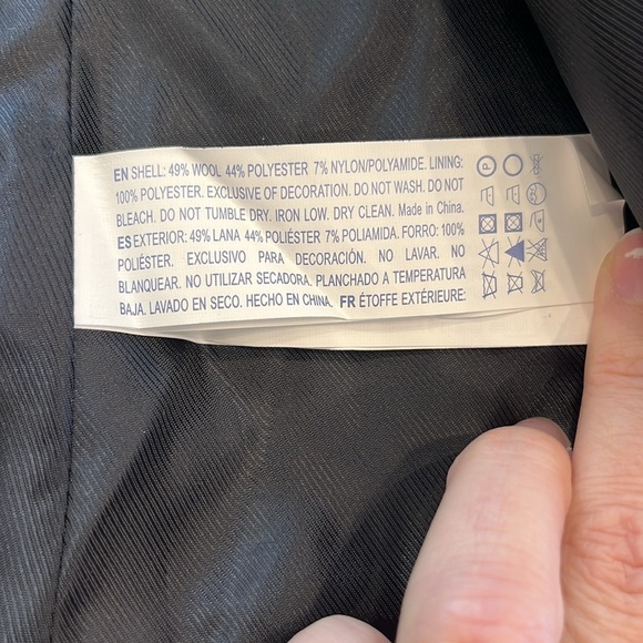 NEW Forever 21 Premium Label | Wool Boucle Jacket | Navy Blue | Small - Picture 7 of 11